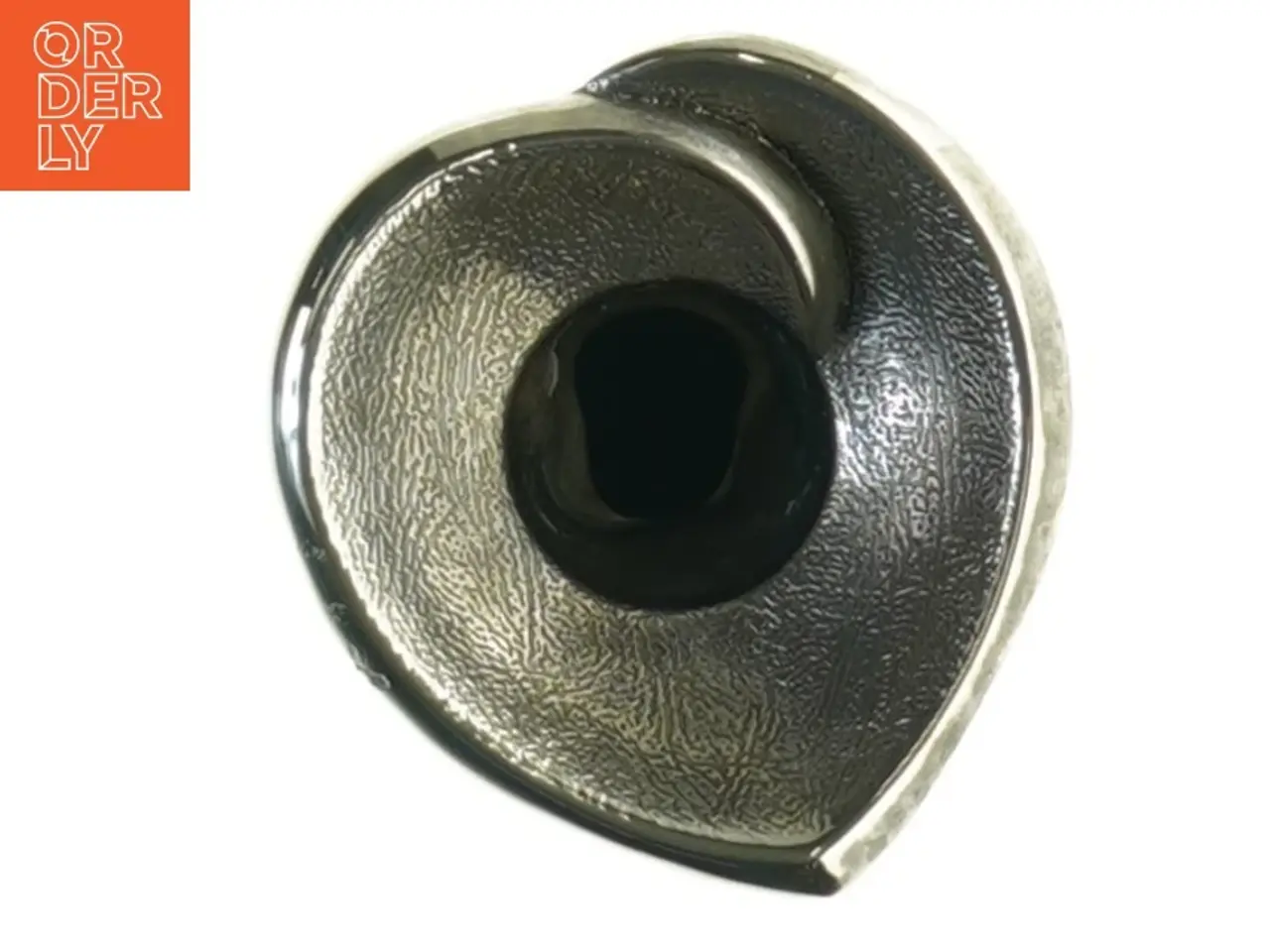 Billede 2 - Sølvfarvet vase (str. 16 x 7 cm)