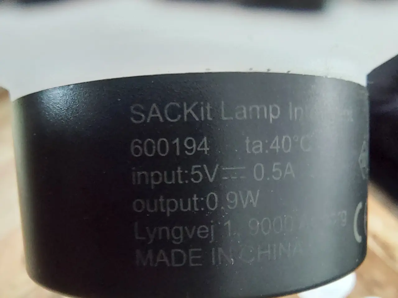 Billede 1 - Sackit bordlampe