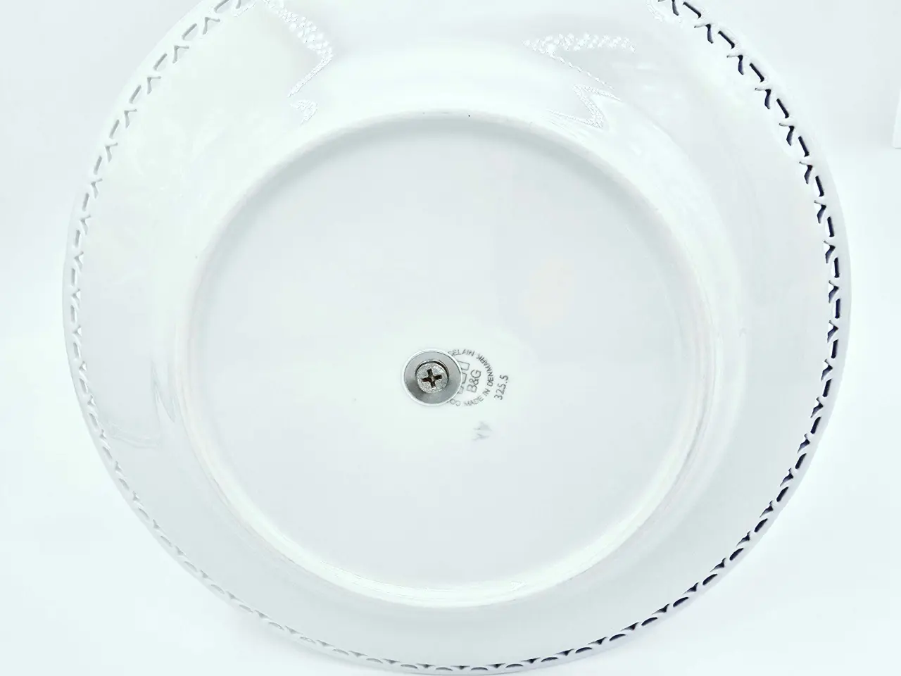 Billede 12 - Mågestel 3 etagers opsats uden guldkant Porcelæn