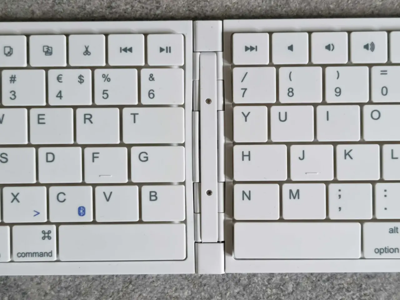 Billede 2 - Foldbar Mini Bluetooth Tastatur Nordic