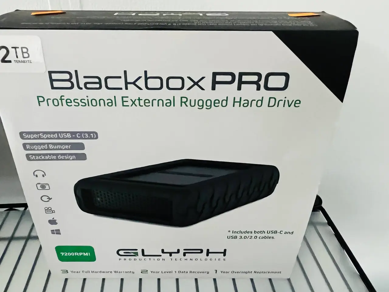 Billede 1 - Ekstern harddisk GLYPH BLACKBOX Pro 2 TB