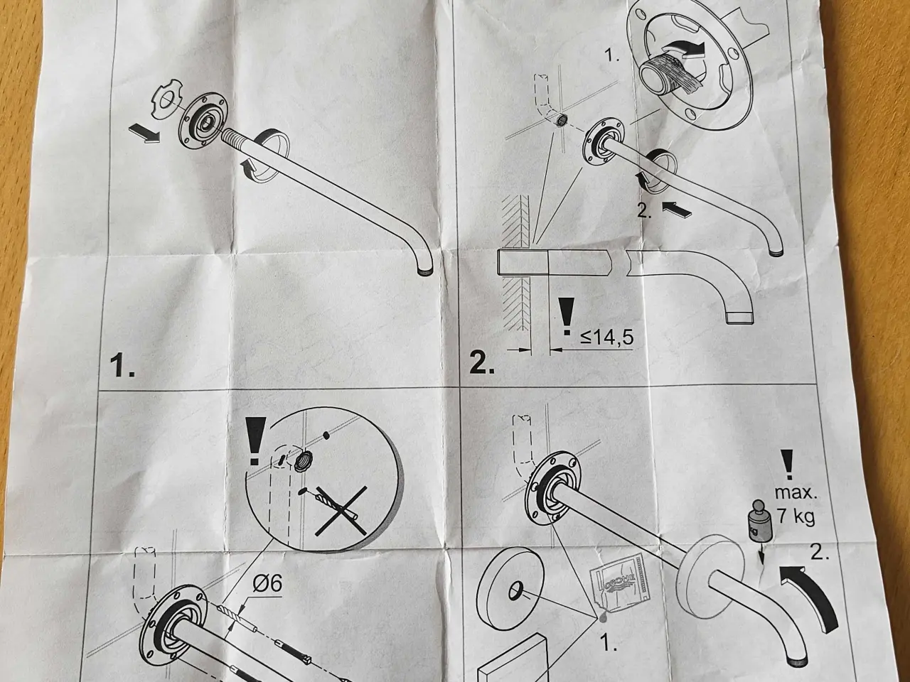 Billede 2 - Grohe brusearmen 42 cm, ny i originalemballage. 