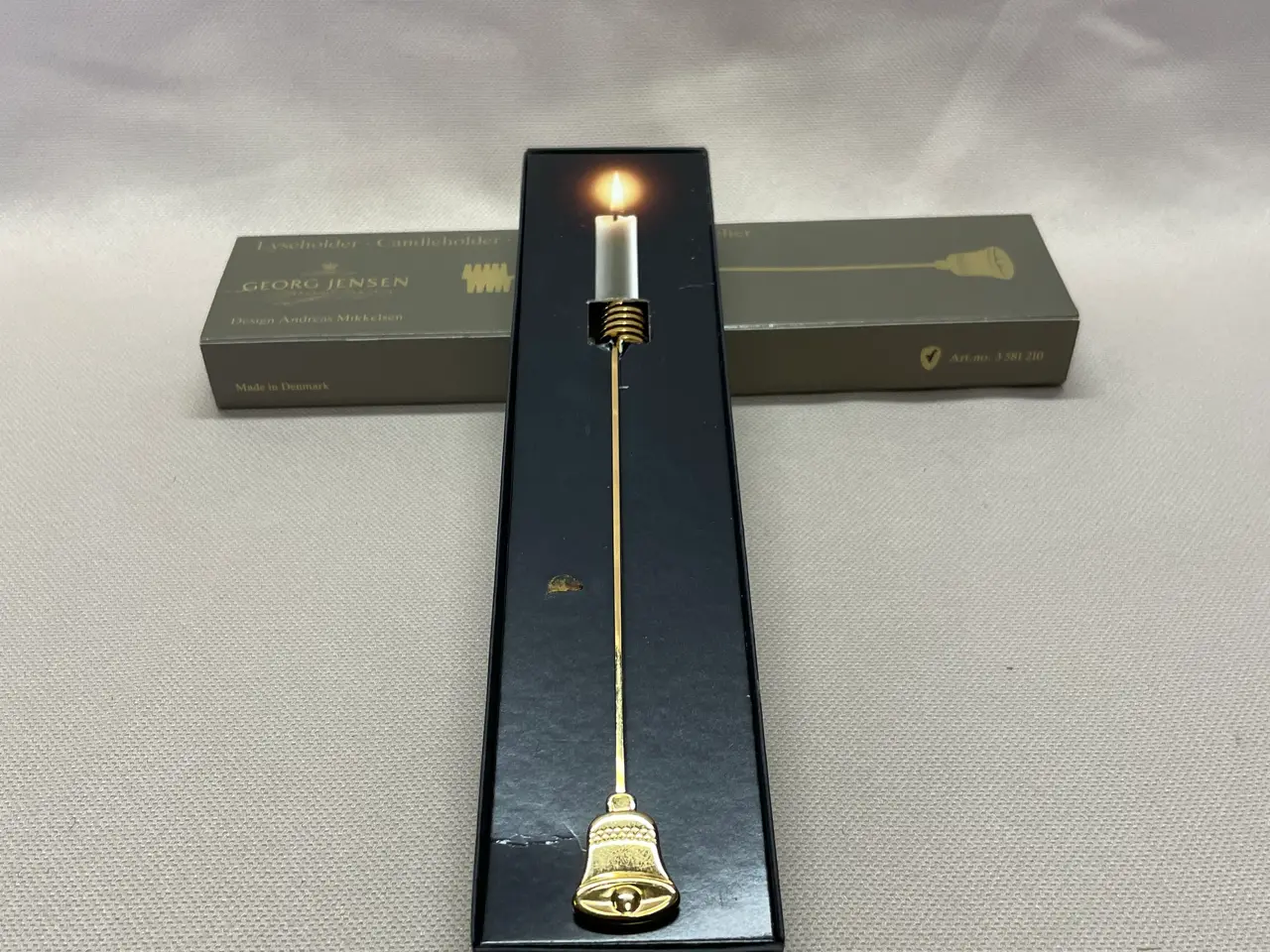 Billede 5 - 4 stk. Georg Jensen lysholdere i originale æsker.