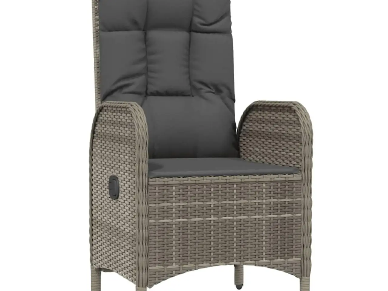 Billede 5 - Loungesæt til haven 3 dele med hynder polyrattan grå