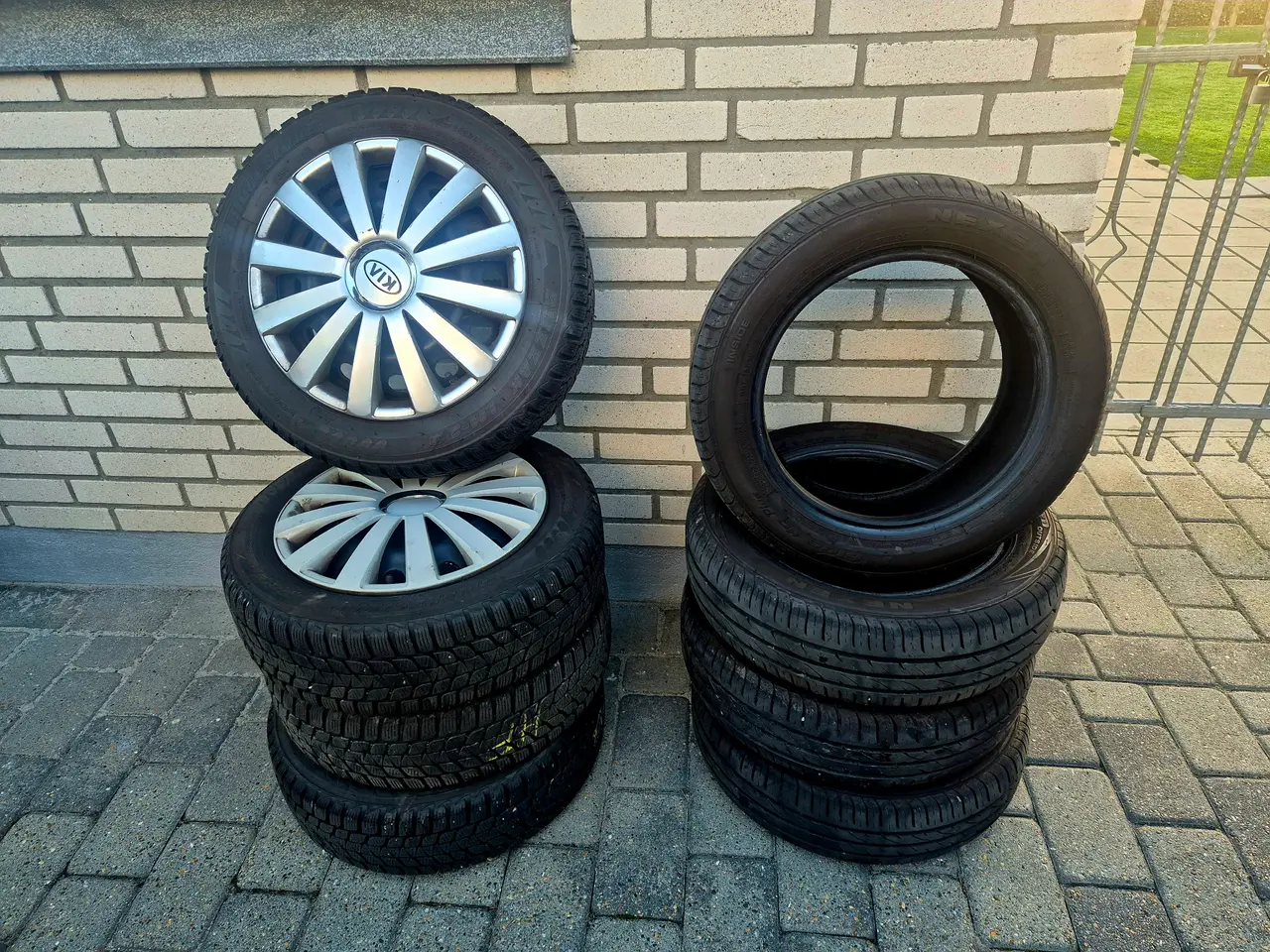 Billede 1 - 4x100 165 60 14 vinterdæk & sommerdæk