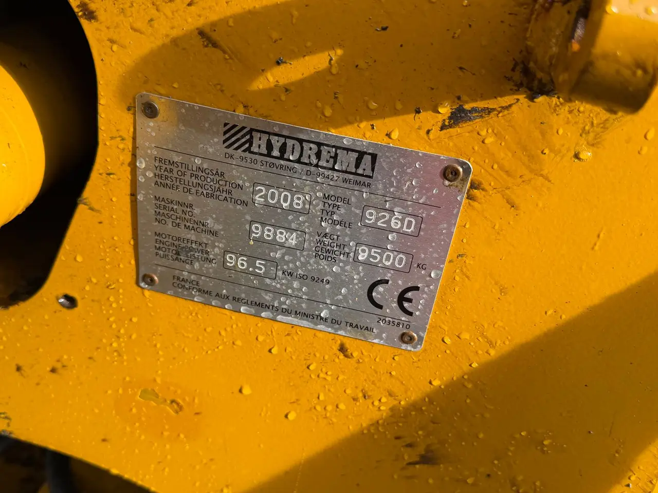 Billede 10 - Hydrema 926D Fin rendegraver med Rotortilt med klo samt ESD Dobbelt command