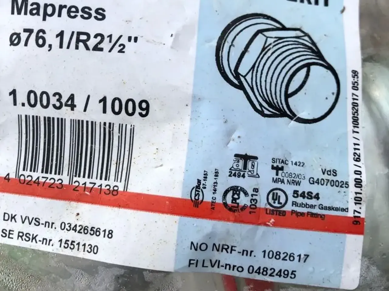Billede 3 - Geberit Mapress fittings