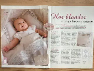 Sy selv eksklusivt sengetøj til baby