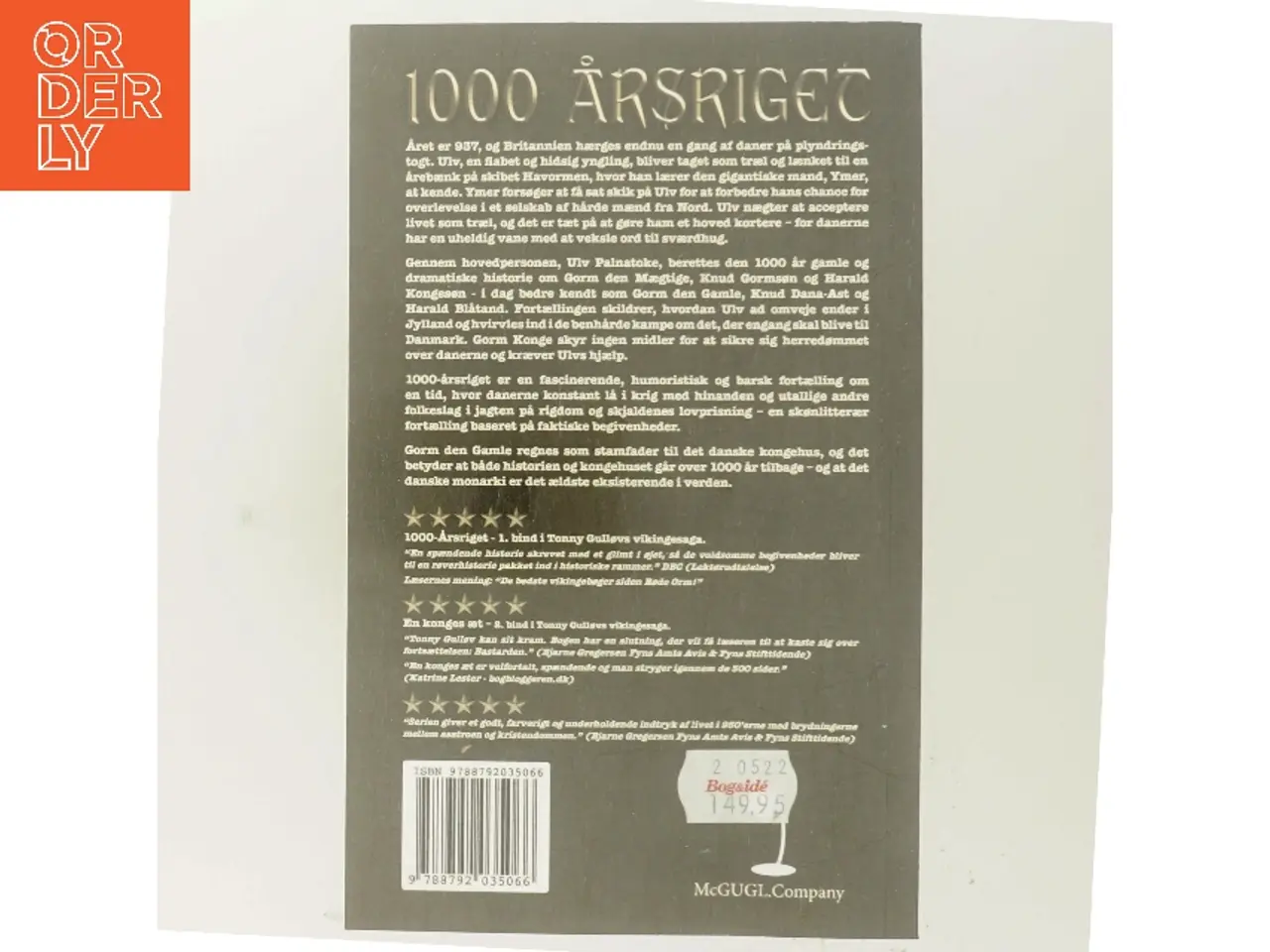 Billede 3 - 1000-årsriget af Tonny Gulløv (Bog)
