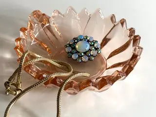 Mini glasskål, rosa