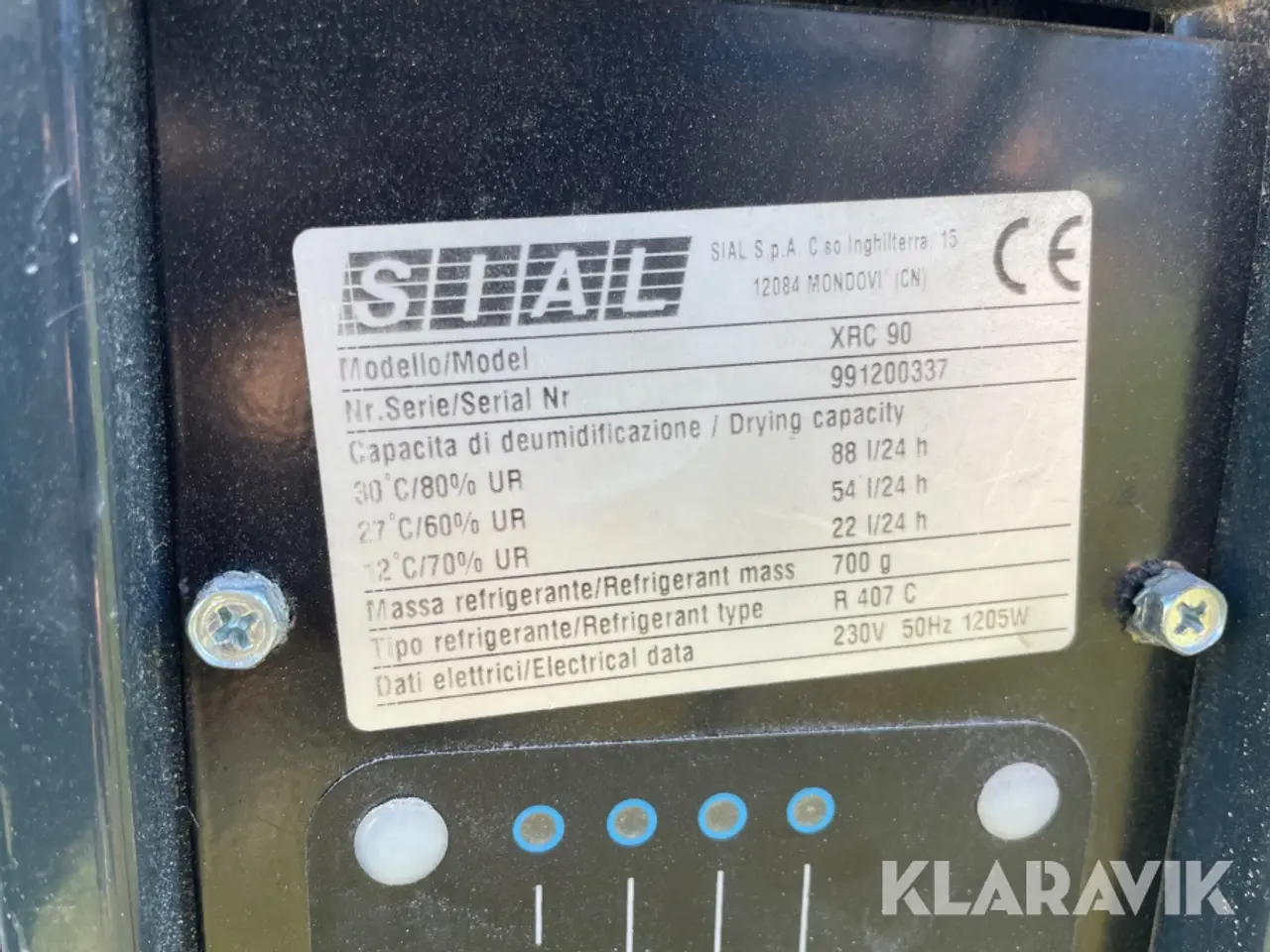 Billede 10 - Affugter Sial XRC 90