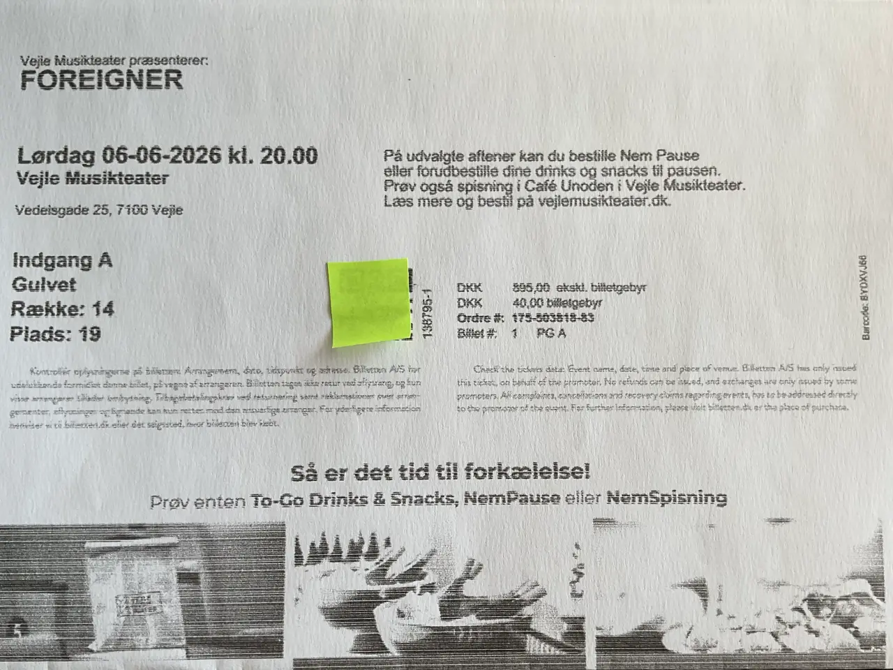 Billede 1 - Koncert med Foreigner