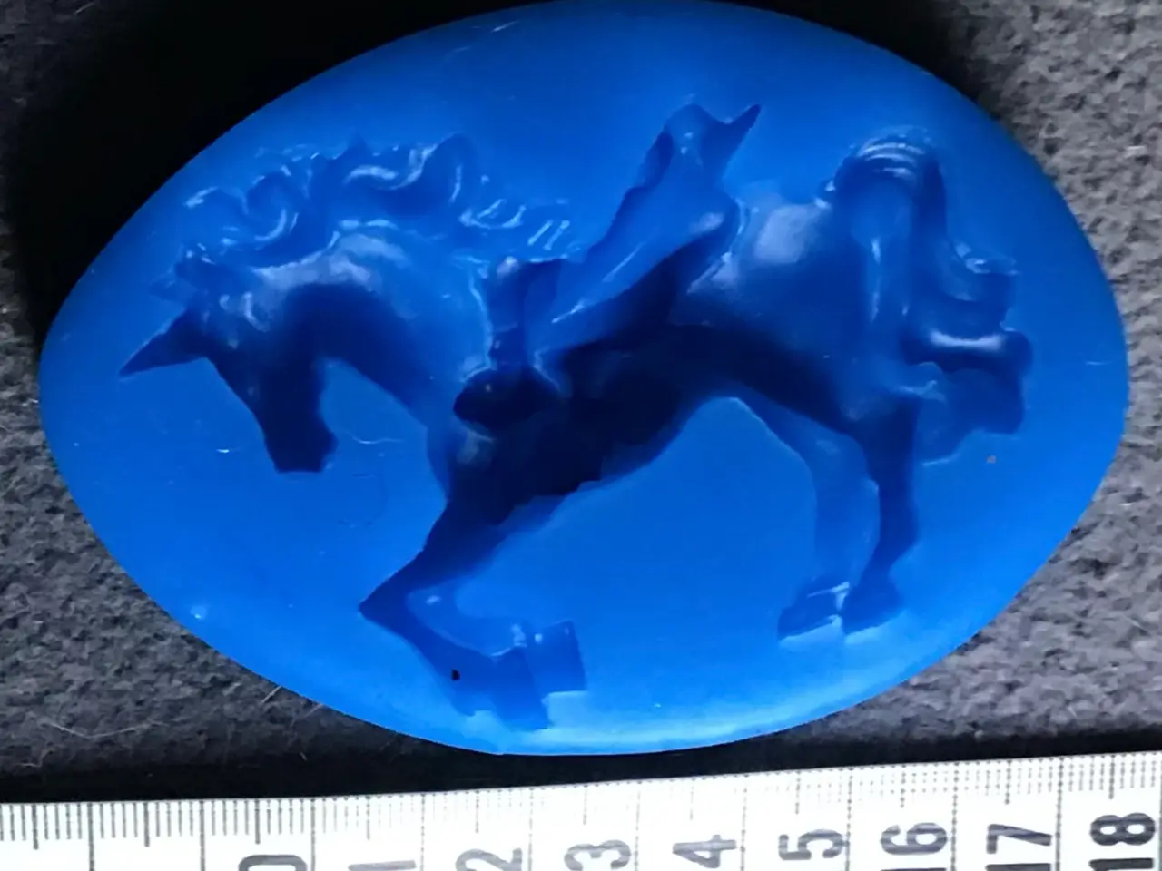 Billede 1 - Siliconeform enhjørning