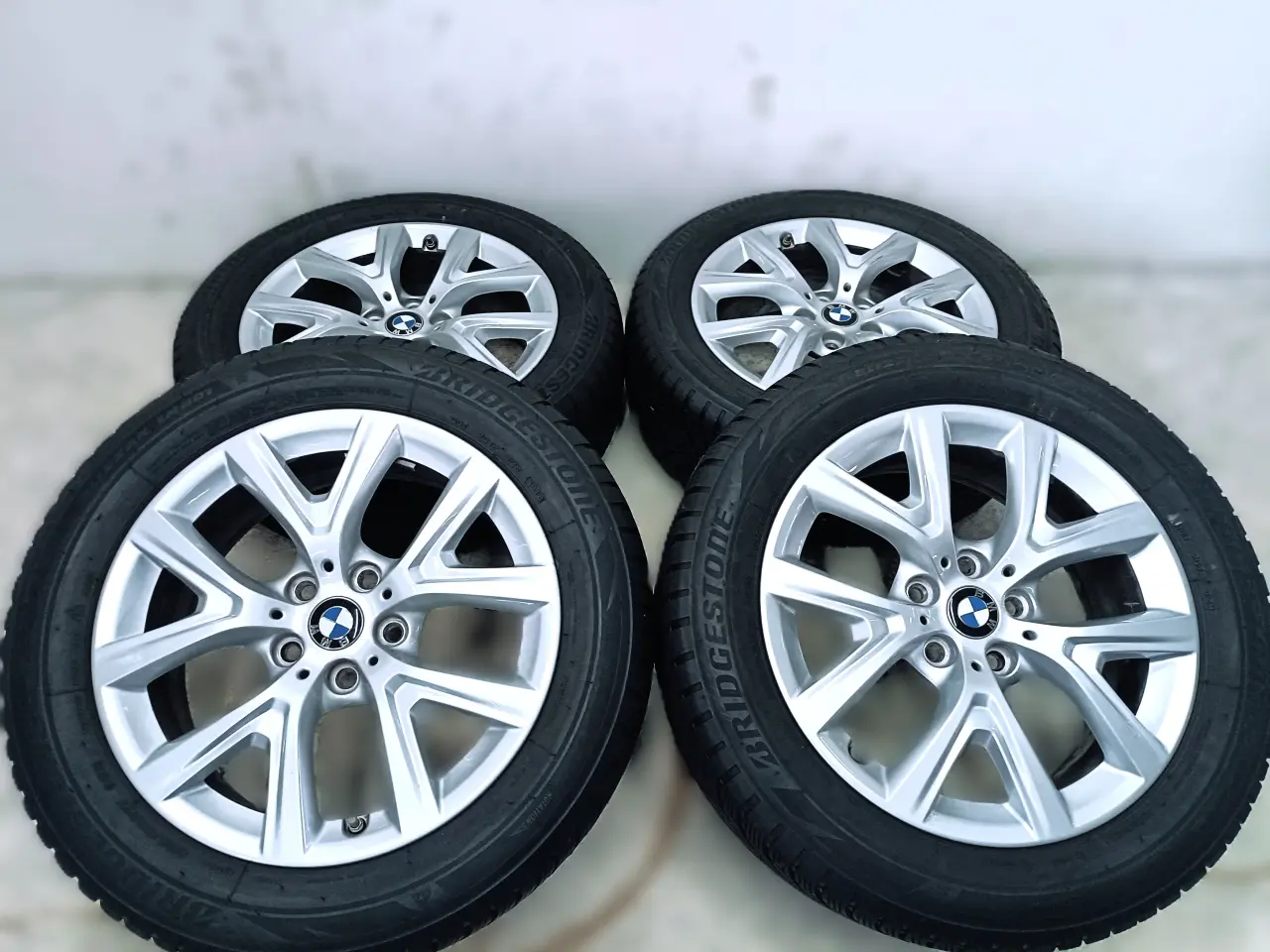 Billede 3 - 5x112 17" ET39 nav 66,6ø BMW vintersæt inkl.TPMS -