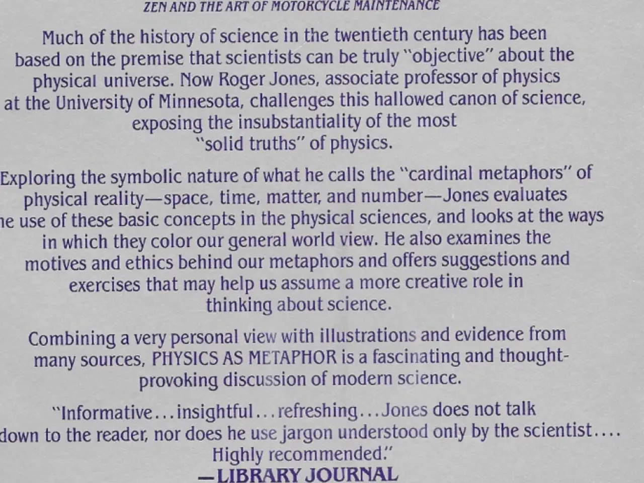 Billede 2 - Physics as Metaphor by Roger Jones