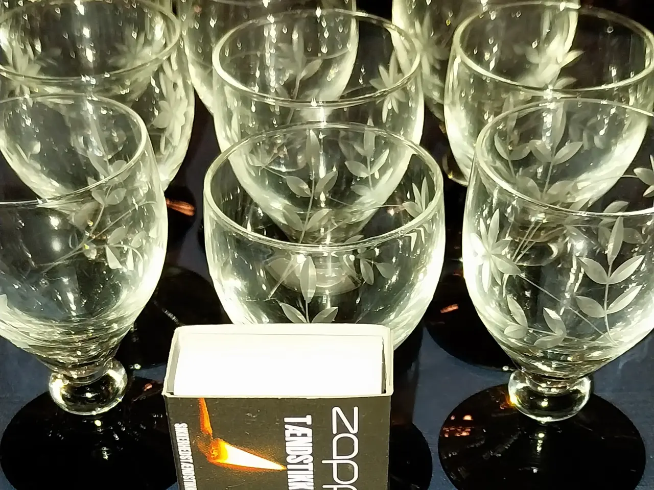 Billede 2 - Gl.  Glas bla. Holmegård