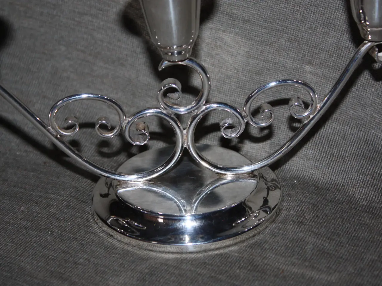 Billede 2 - Lysestage pletsølv / silverplate