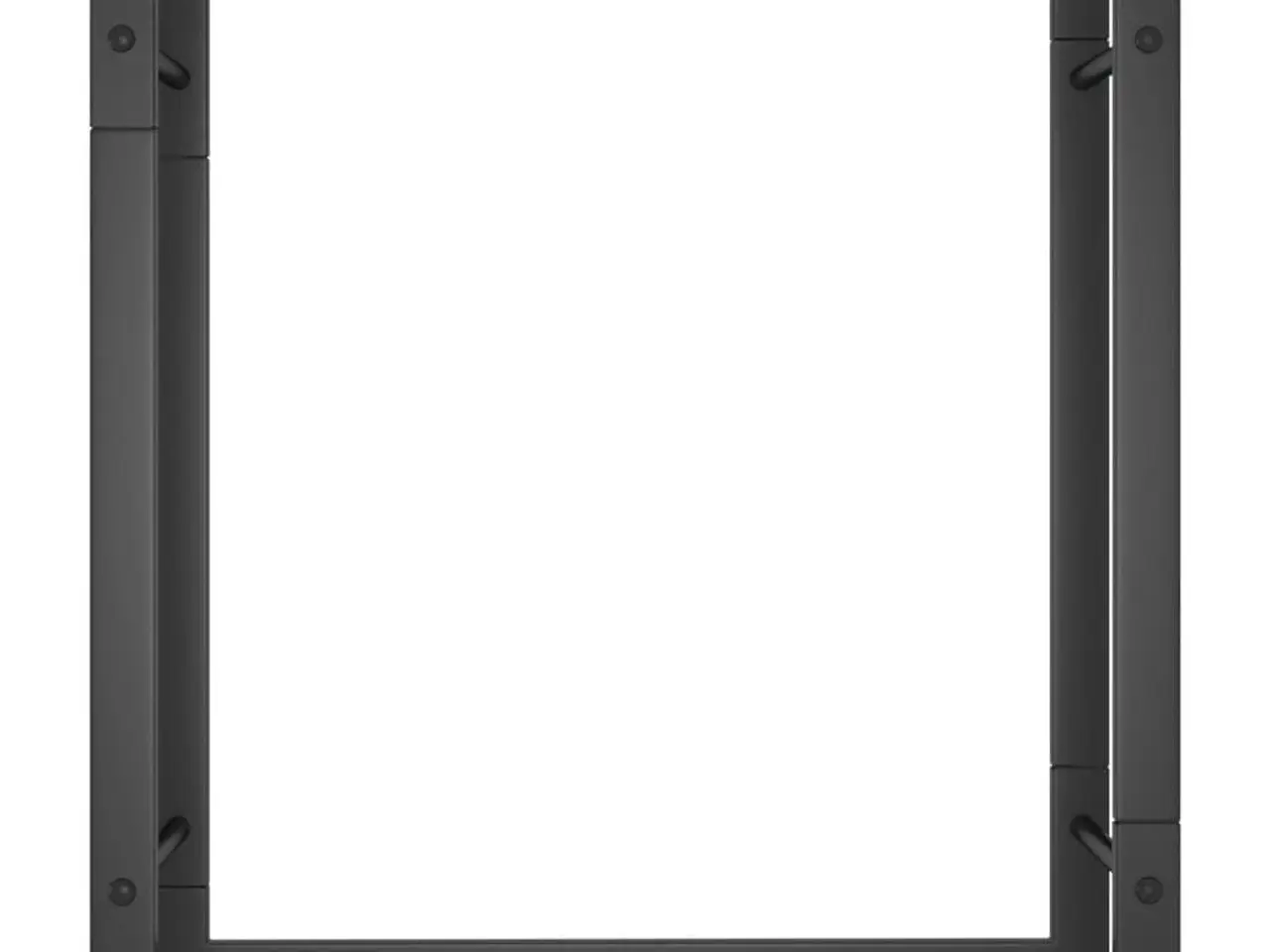 Billede 3 - Brændestativ i stål - 50 × 28 × 56 cm, matsort
