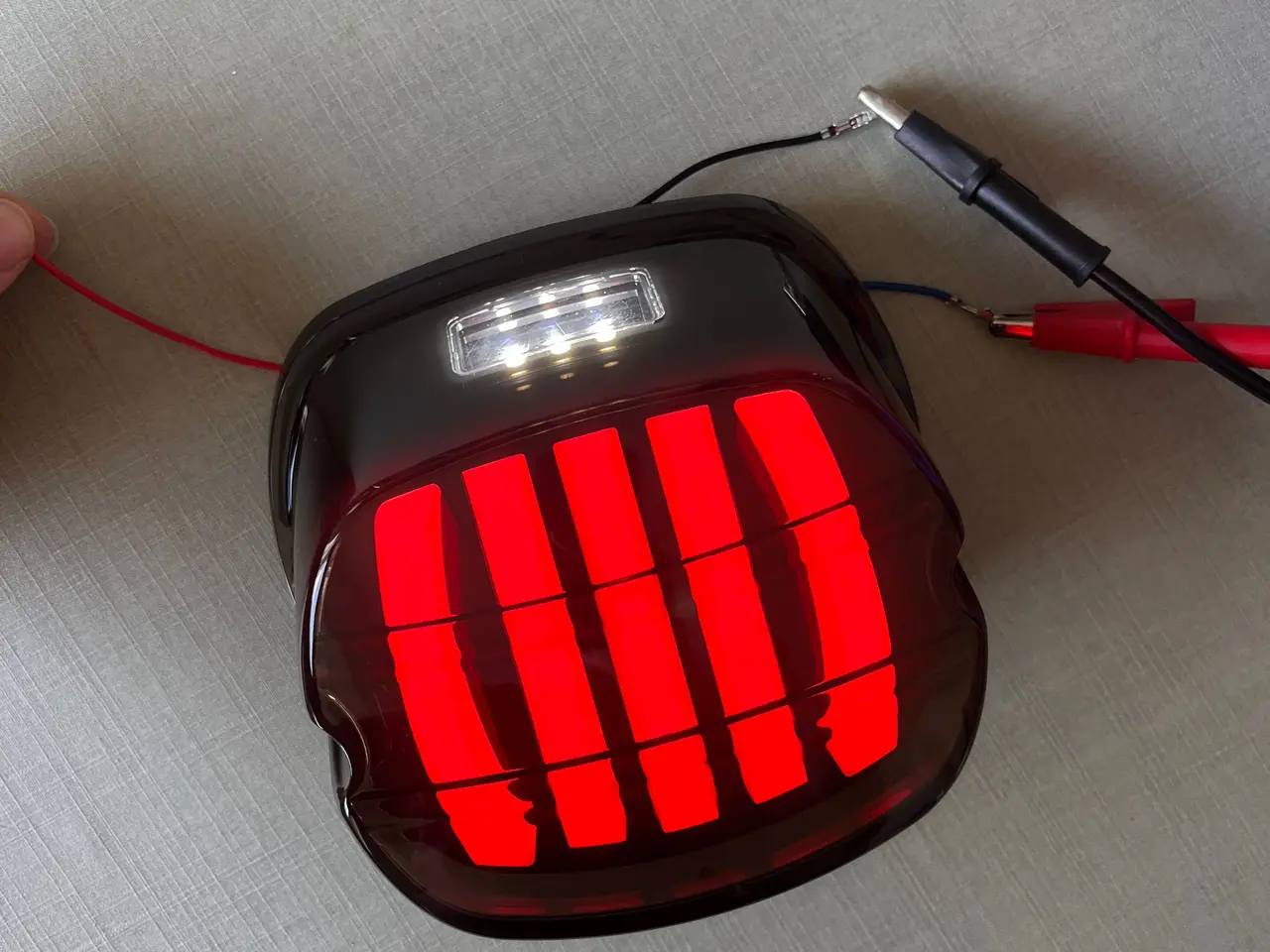 Billede 5 - Mørk LED baglygte til Harley-Davidson