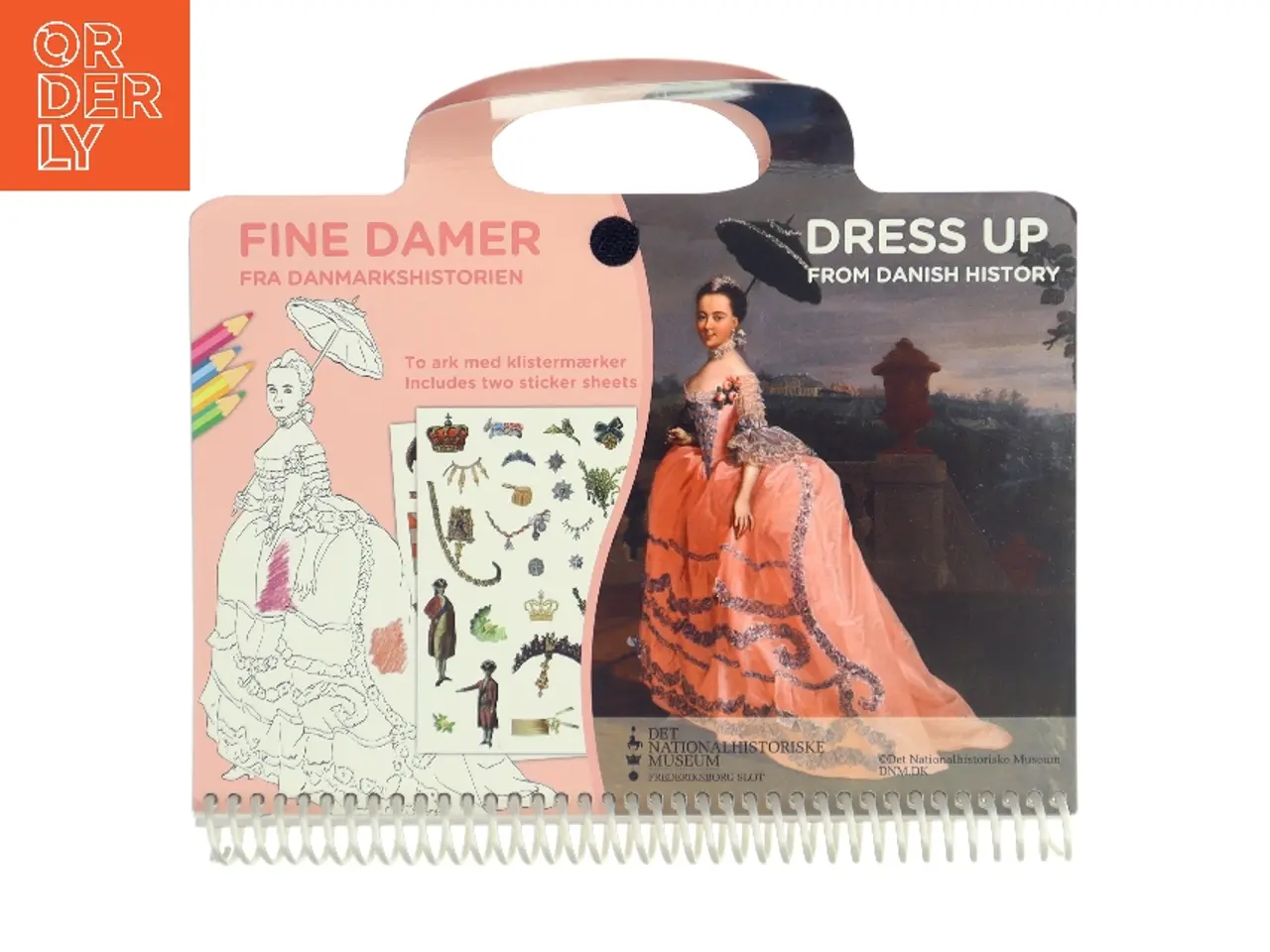 Billede 1 - Fine damer fra Danmarkshistorien – Dress up from Danish history af Det Nationalhistoriske Museum (Bog)