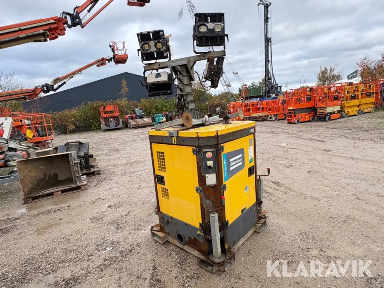 Billede 2 - Teleskoplysmast Atlas Copco HiLight B5+ 8 meter