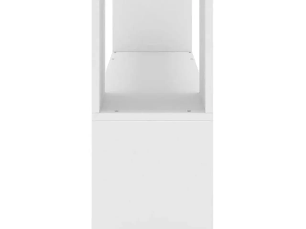 Billede 5 - Bogreol 100x24x63 cm konstrueret træ hvid