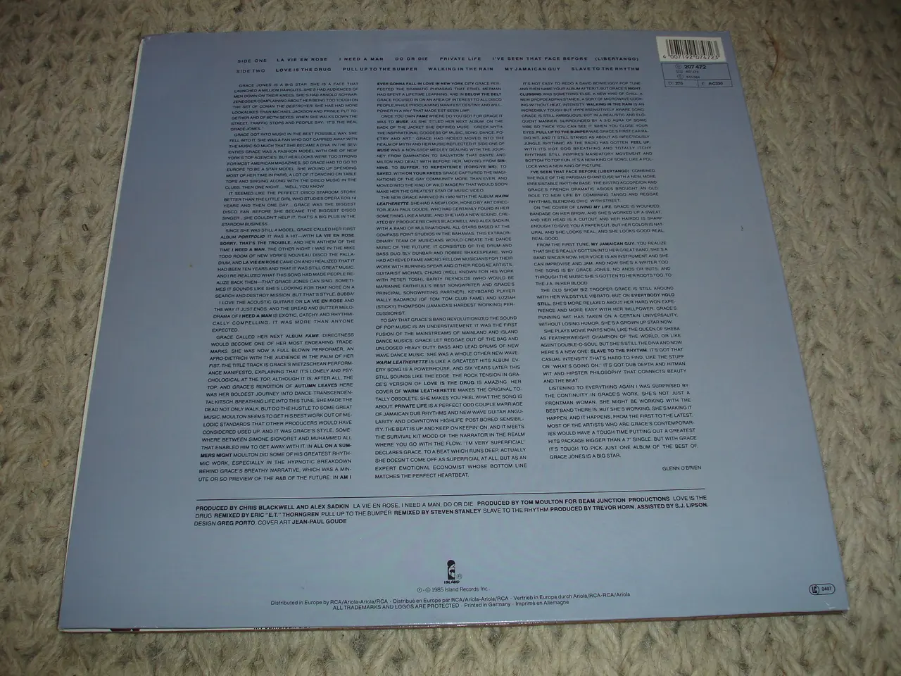 Billede 4 - (Sender gerne) Grace Jones – Island Life