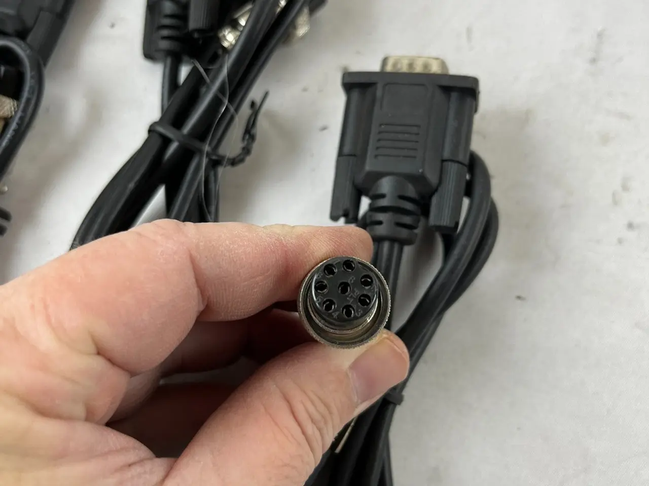 Billede 4 - Serial RS232 9‑Pin D‑Sub To 8‑Pin Circular kabel
