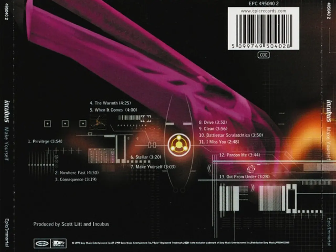 Billede 2 - Incubus – Make Yourself – CD