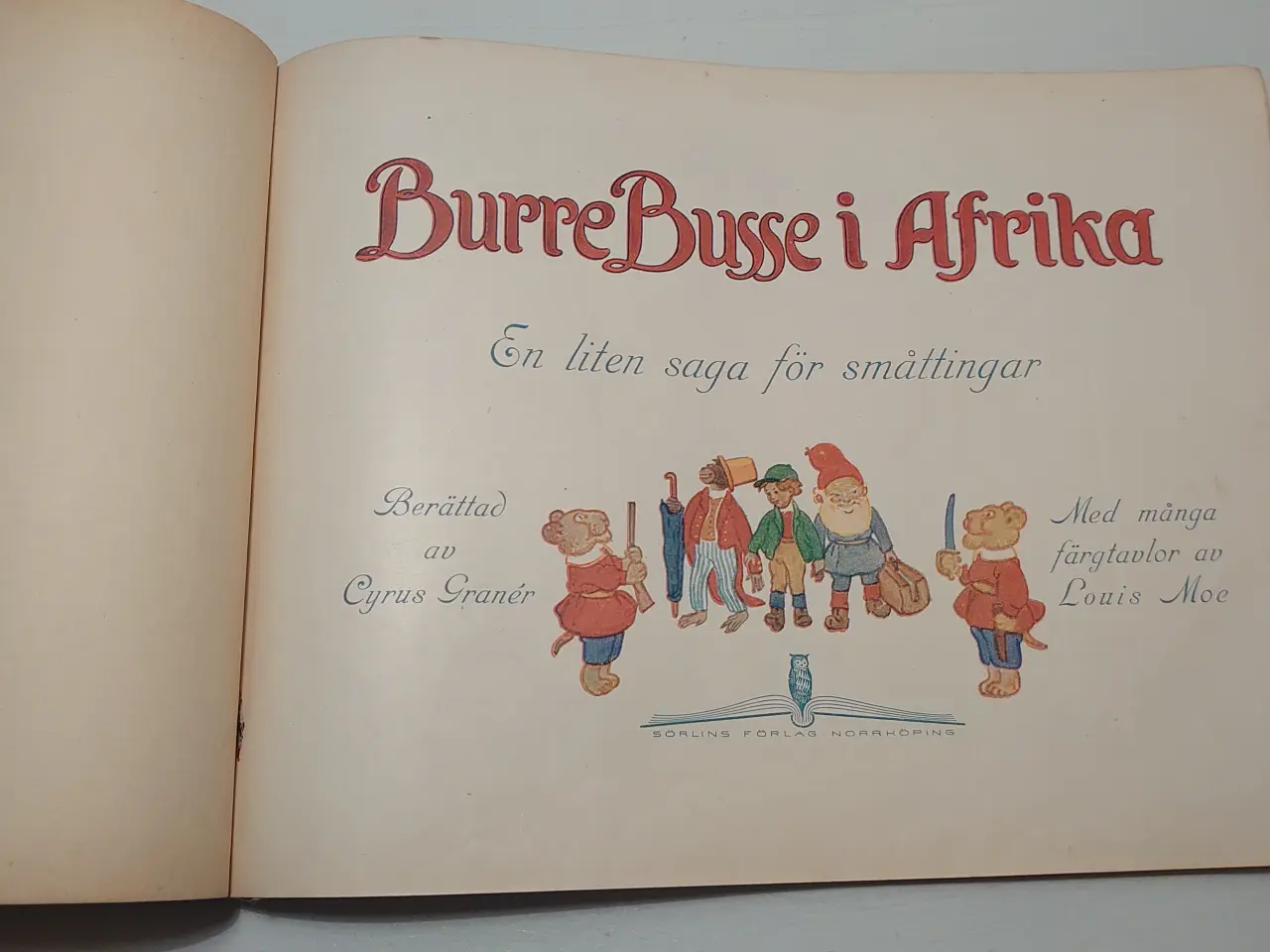 Billede 3 - Louis Moe:Burre-Busses Äventyr i Afrika. Sv. 1942