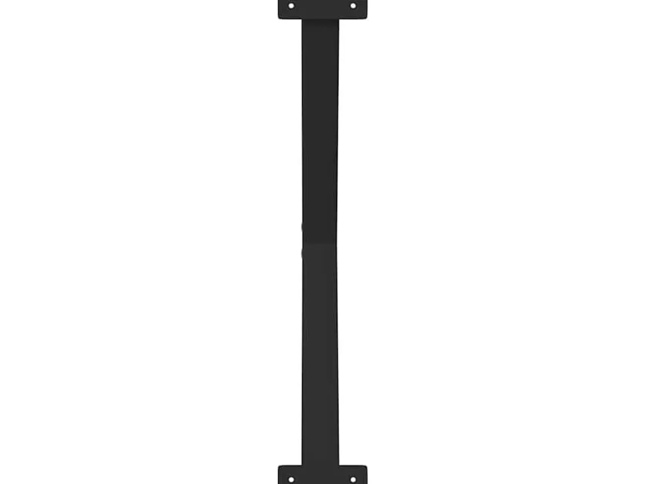 Billede 7 - Spisebordsben X-formet - 2 stk. stål, sort 80 × (72-73) cm