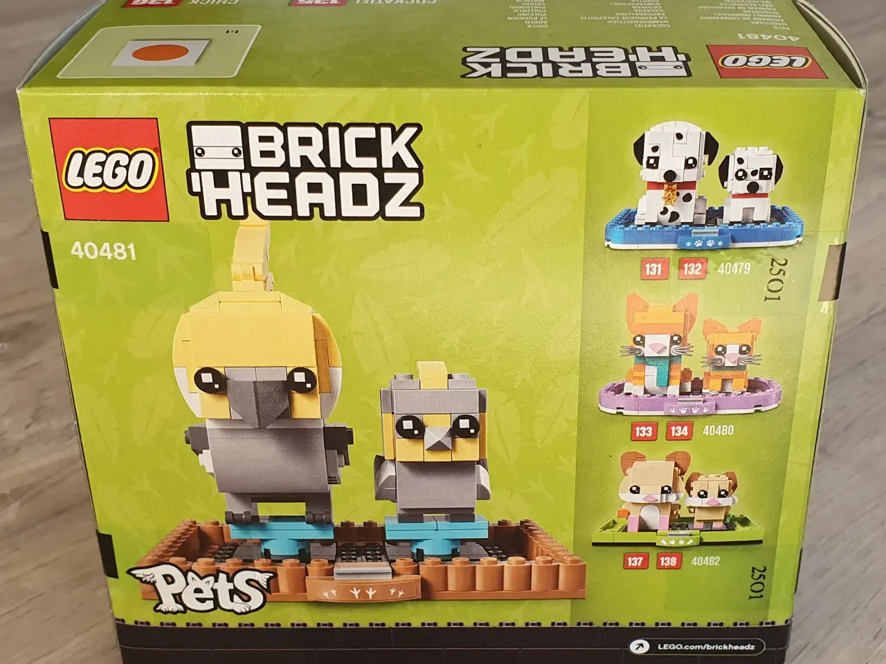 Billede 2 - BrickHeadz, Nymfeparakit, 40481