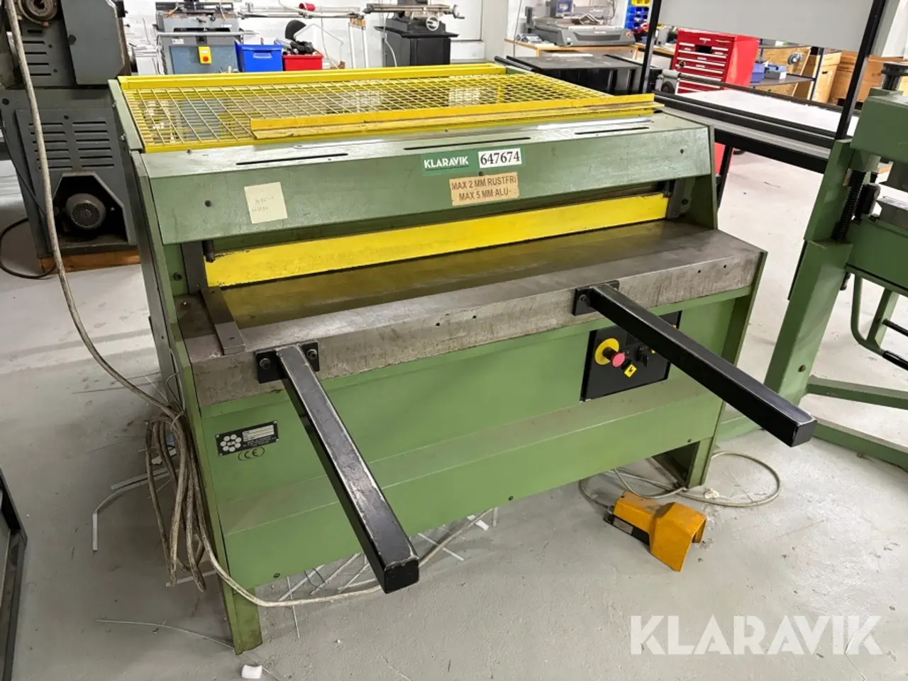 Billede 1 - Pladeklipper HM Jbs-1250/3.0