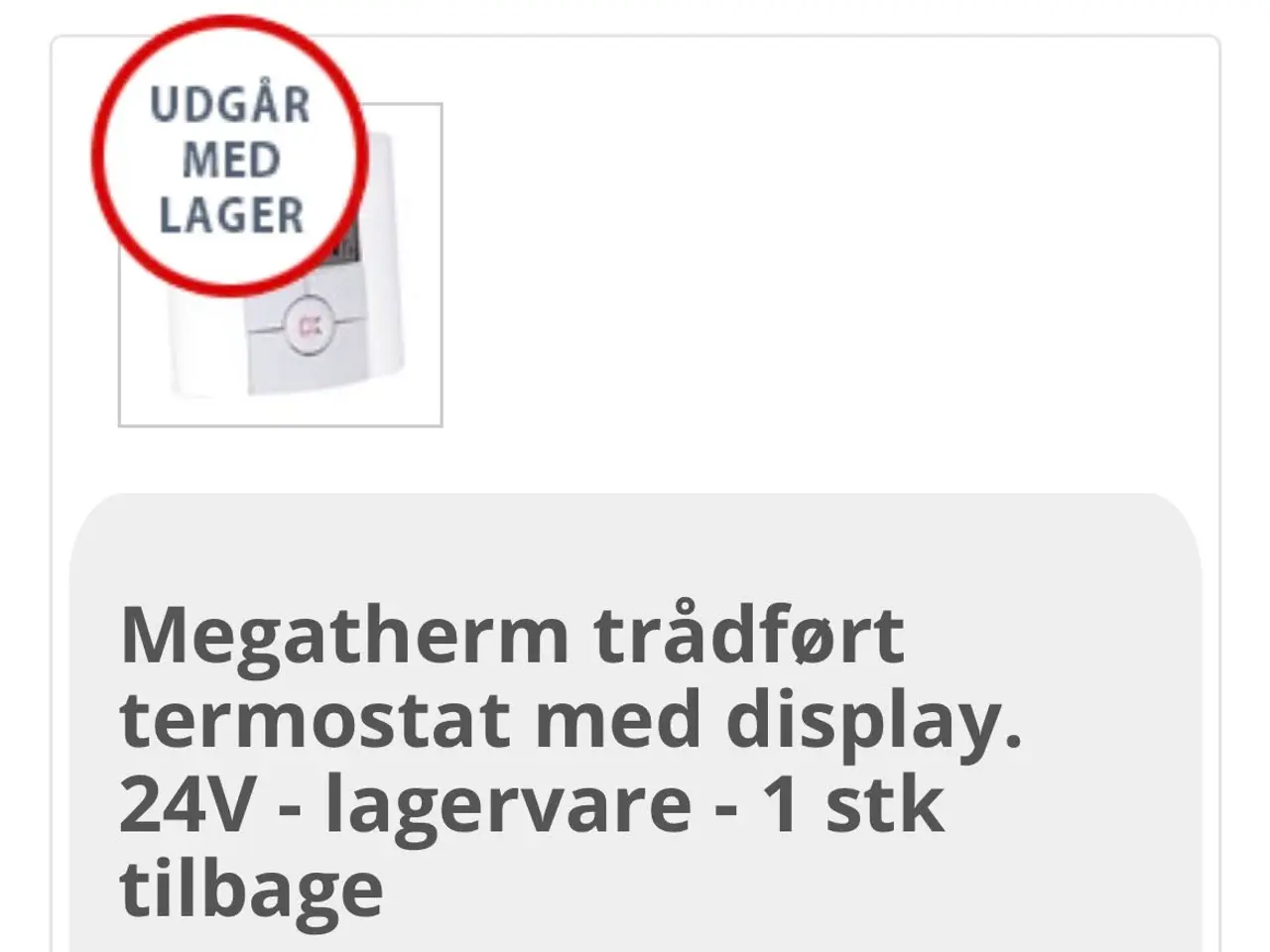 Billede 7 - Megatherm trådløs rumføler med display