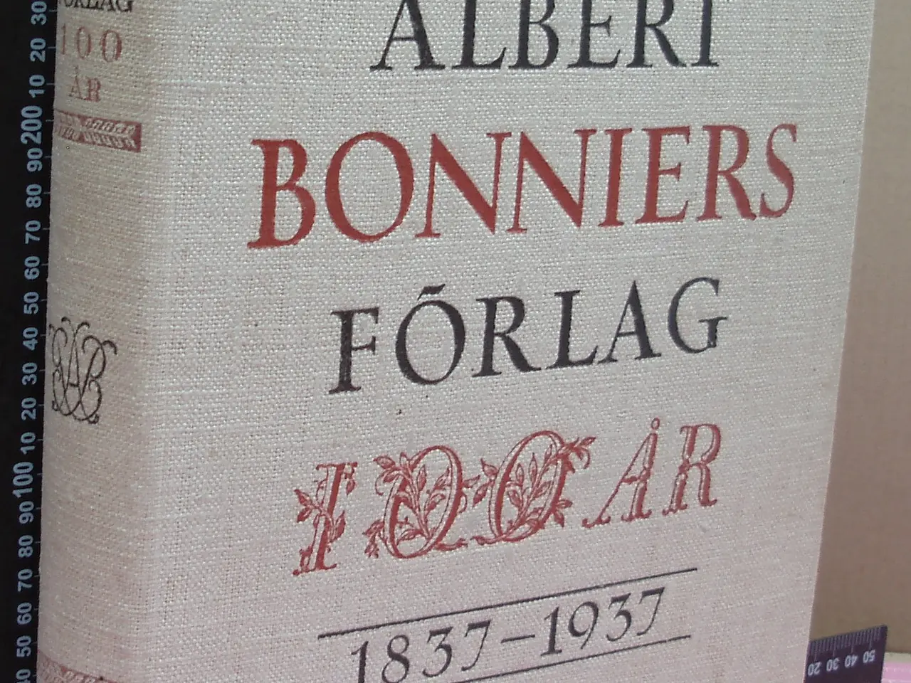 Billede 1 - Albert Bonniers Forlag 100 år 1837-1937