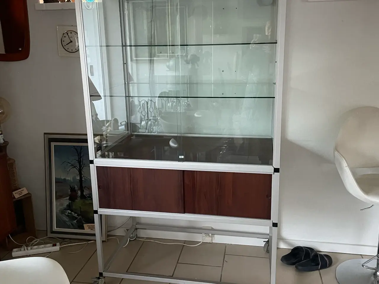 Billede 1 - Royal Copenhagen glasvitine