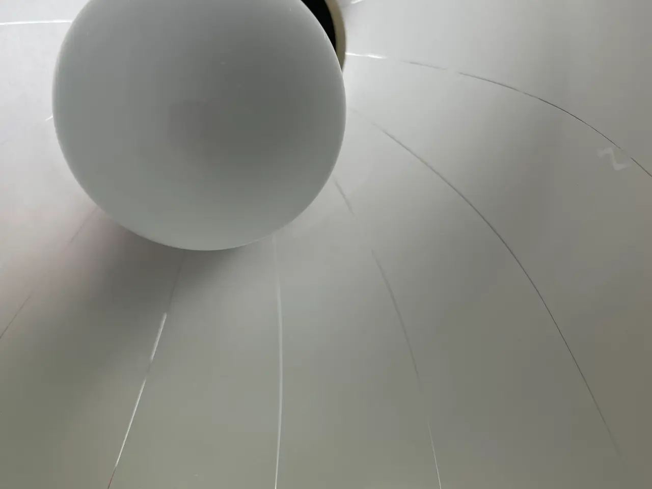 Billede 5 - Lampe/pendel glas 50’erne eller 60’erne