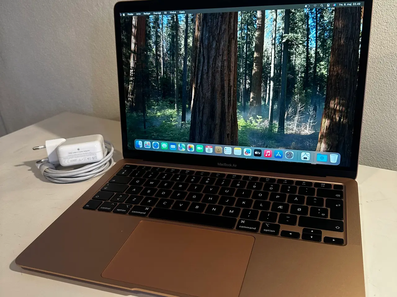 Billede 1 - MacBook Air 13” 2020 guld 512GB SSD(Som ny)