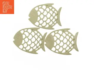 Fiskformede bordskånere (str. 15,5x13 cm)