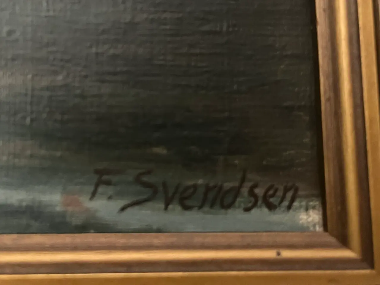 Billede 4 - Maleri af F Svendsen