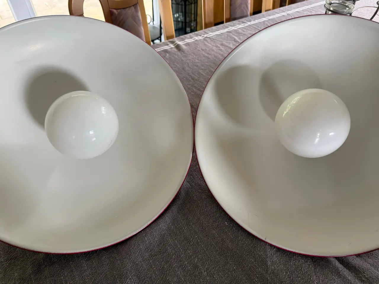 Billede 2 - 2 store røde lamper