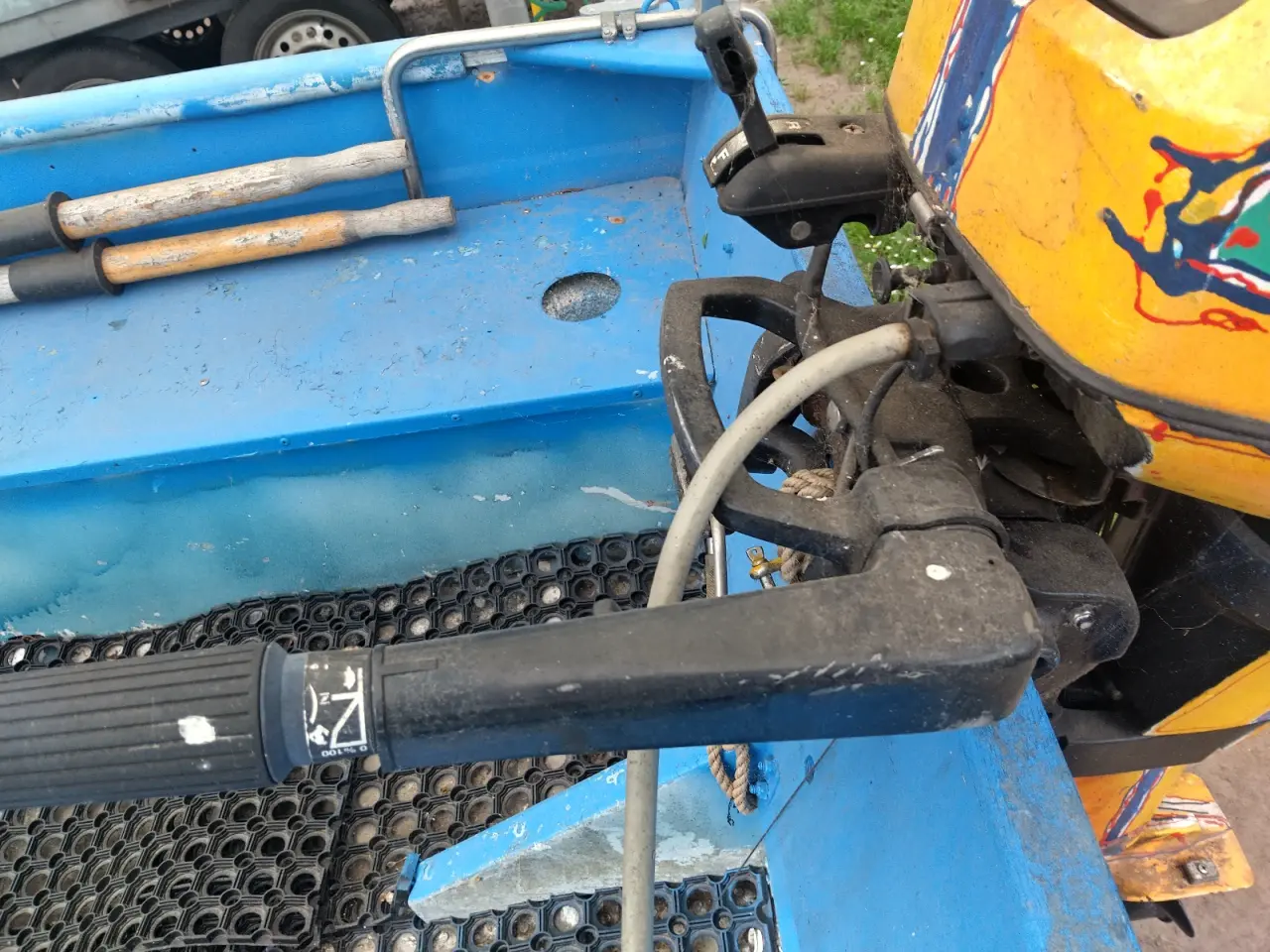 Billede 12 - Alu jolle 13 fod 15 hk Marina Bådtrailer 