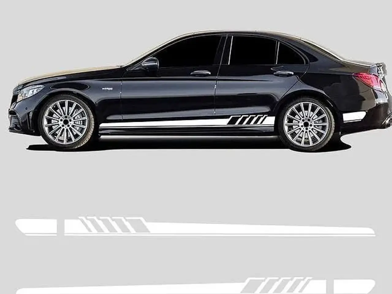 Billede 4 - AMG-Racing stripe i hvid GLC, C/E-klasse