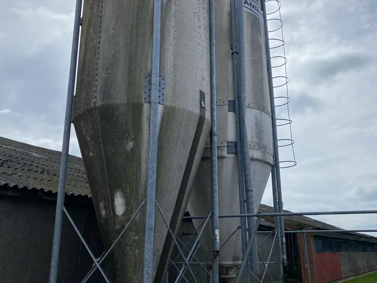 Billede 1 - Silo 31m3 / 20 tons 2 stk