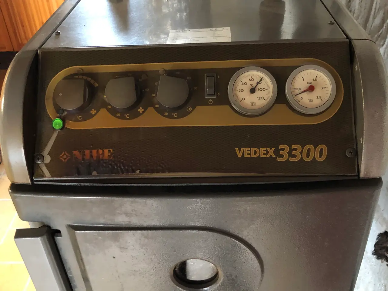 Billede 3 - Nibe Vedex 3300 brændefyr.