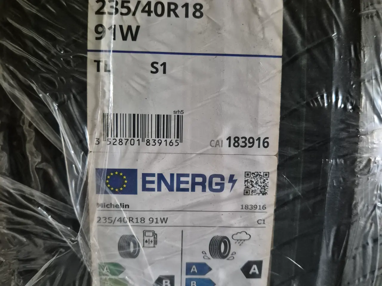 Billede 1 - 235/40-18 Michelin Primacy sommerdæk