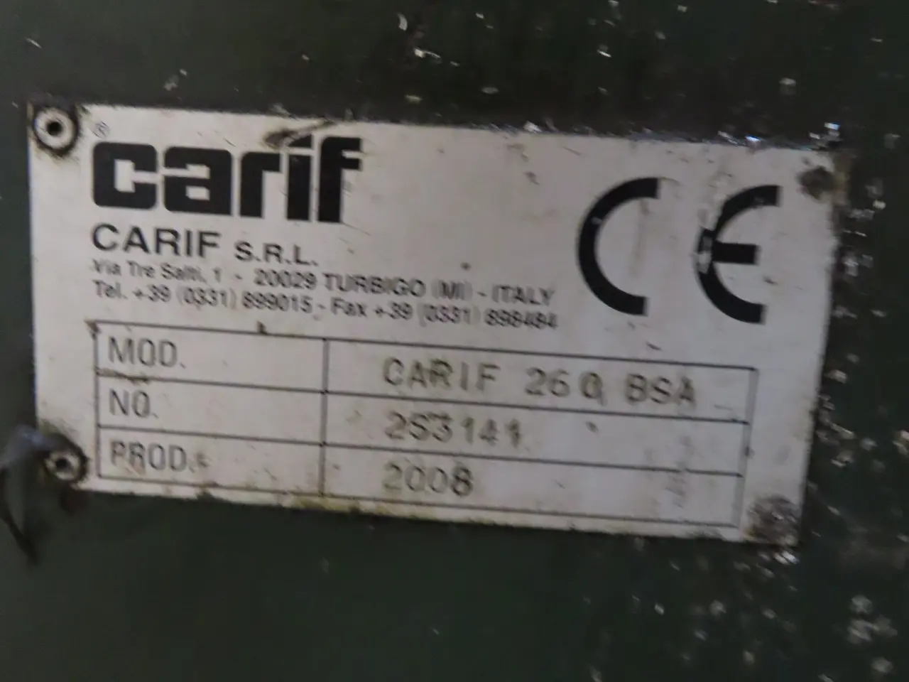 Billede 11 - Metalsav CARIFF 260 BSA