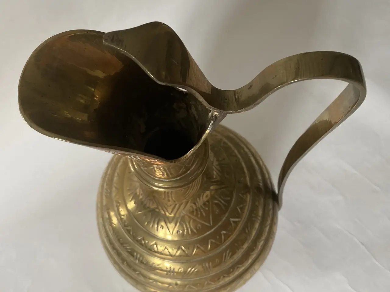 Billede 3 - Indisk messing kande H. 33cm