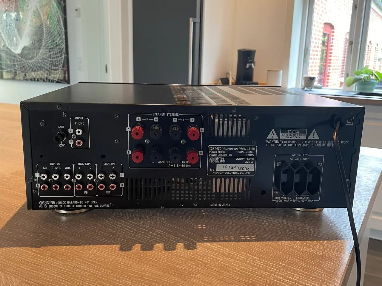 Billede 3 - Denon PMA-1315r High-End forstærker.