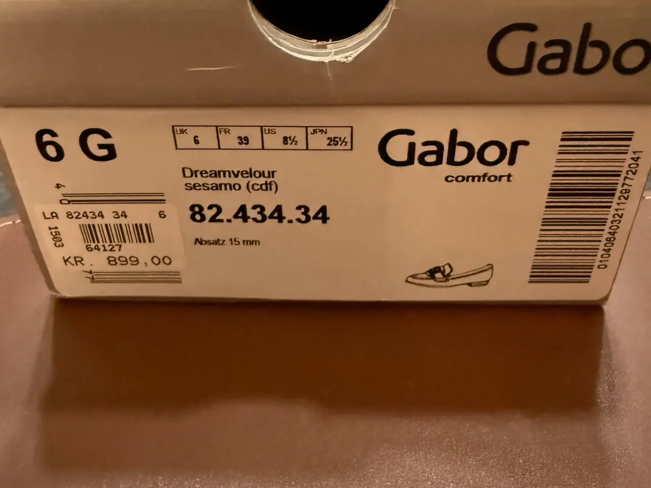 Billede 3 - Gabor Loafers i Beige